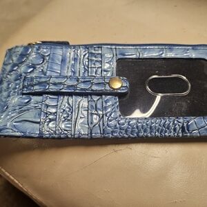 Brahmin Light Blue Embossed Phone Case